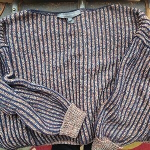 French Connection Men's Cardigan - Navy and Rust
